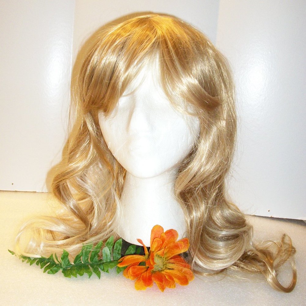 Deep Wave Natural Wig Lace Cap NEW Color: Gold